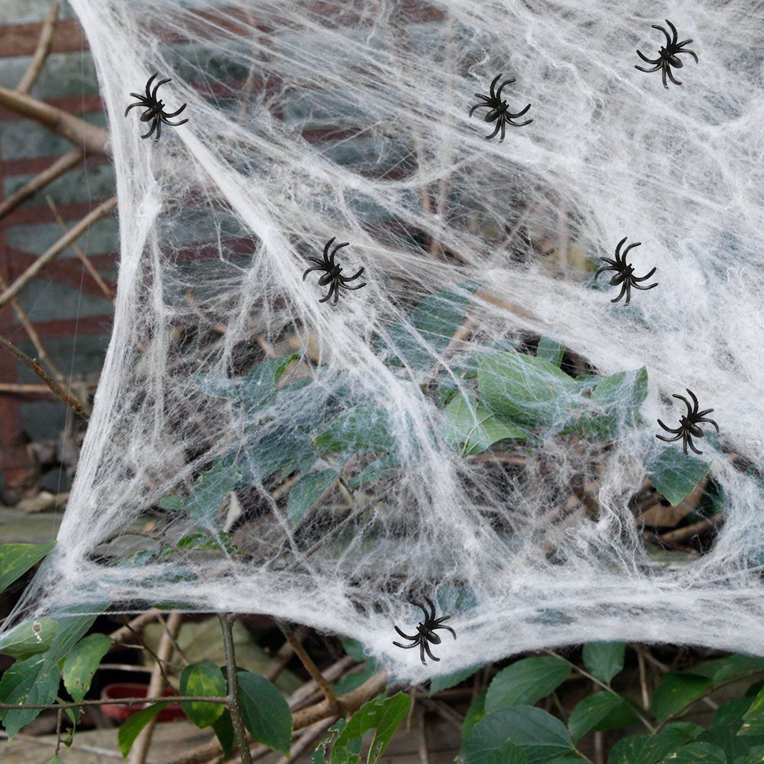 Spiderweb And Black Cat Patterns For Halloween Decor